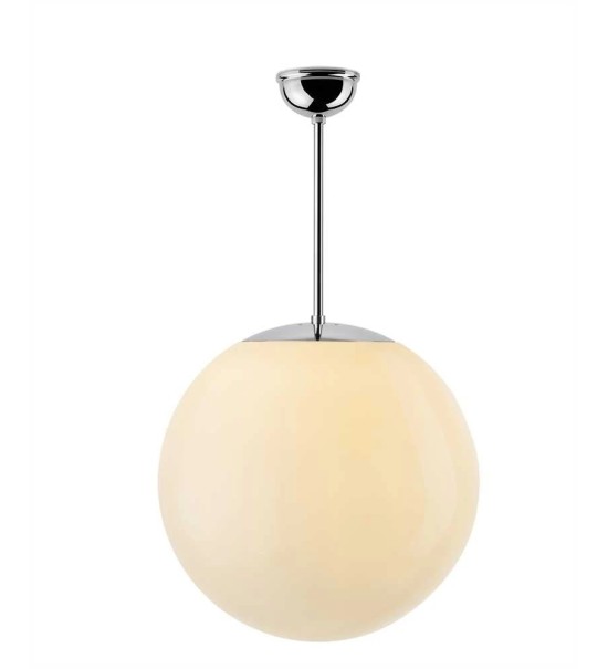 THPG 191003 Klosz kula do lampy wiszącej 30 cm biały wysoki połysk
