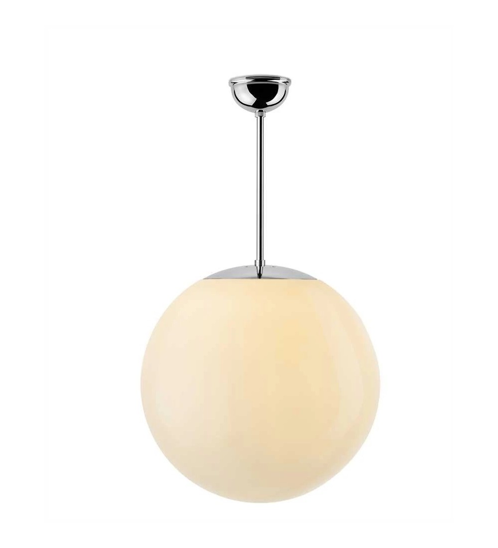 THPG 191003 Klosz kula do lampy wiszącej 30 cm biały wysoki połysk