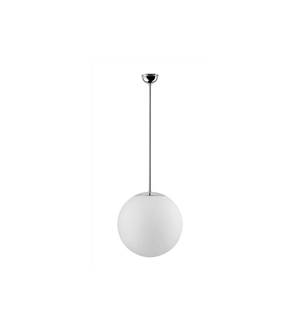THPG 191004 Klosz kula do lampy wiszącej 30 cm biały satynowy