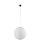 THPG 191004 Klosz kula do lampy wiszącej 30 cm biały satynowy