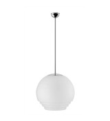 THPG 191008 Klosz schodkowy do lampy wiszącej 35 cm biały satynowy