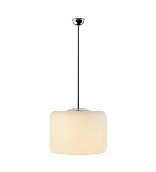 THPG 191012 Klosz cylindryczny do lampy wiszącej 35 cm biały satynowy