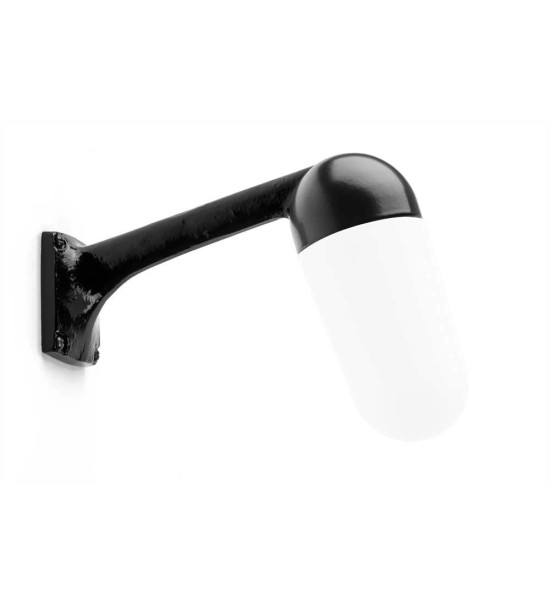 THPG 191106 Ramię ścienne do lampy zewnętrznej z odlewu aluminiowego, 80 stopni, czarne
