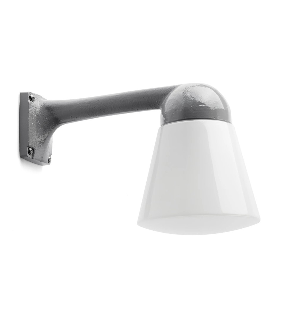 THPG 191114 Klosz stożkowy opalowy do lampy zewnętrznej z odlewu aluminiowego