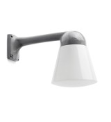 THPG 191114 Klosz stożkowy opalowy do lampy zewnętrznej z odlewu aluminiowego