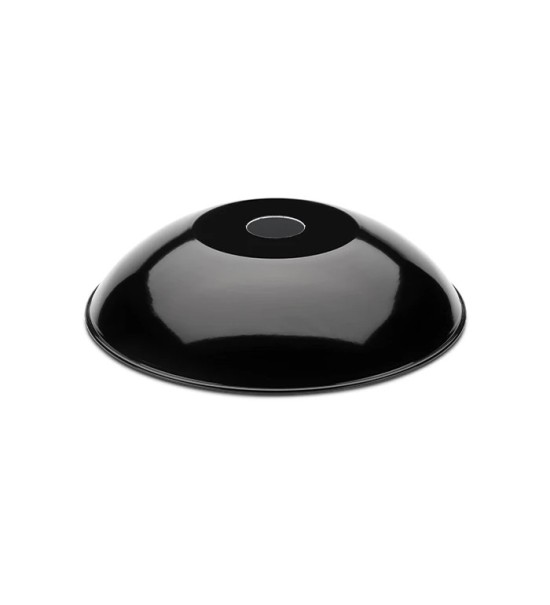 THPG 101250 Klosz MINIMAL z blachy stalowej, zaokrąglony, czarny