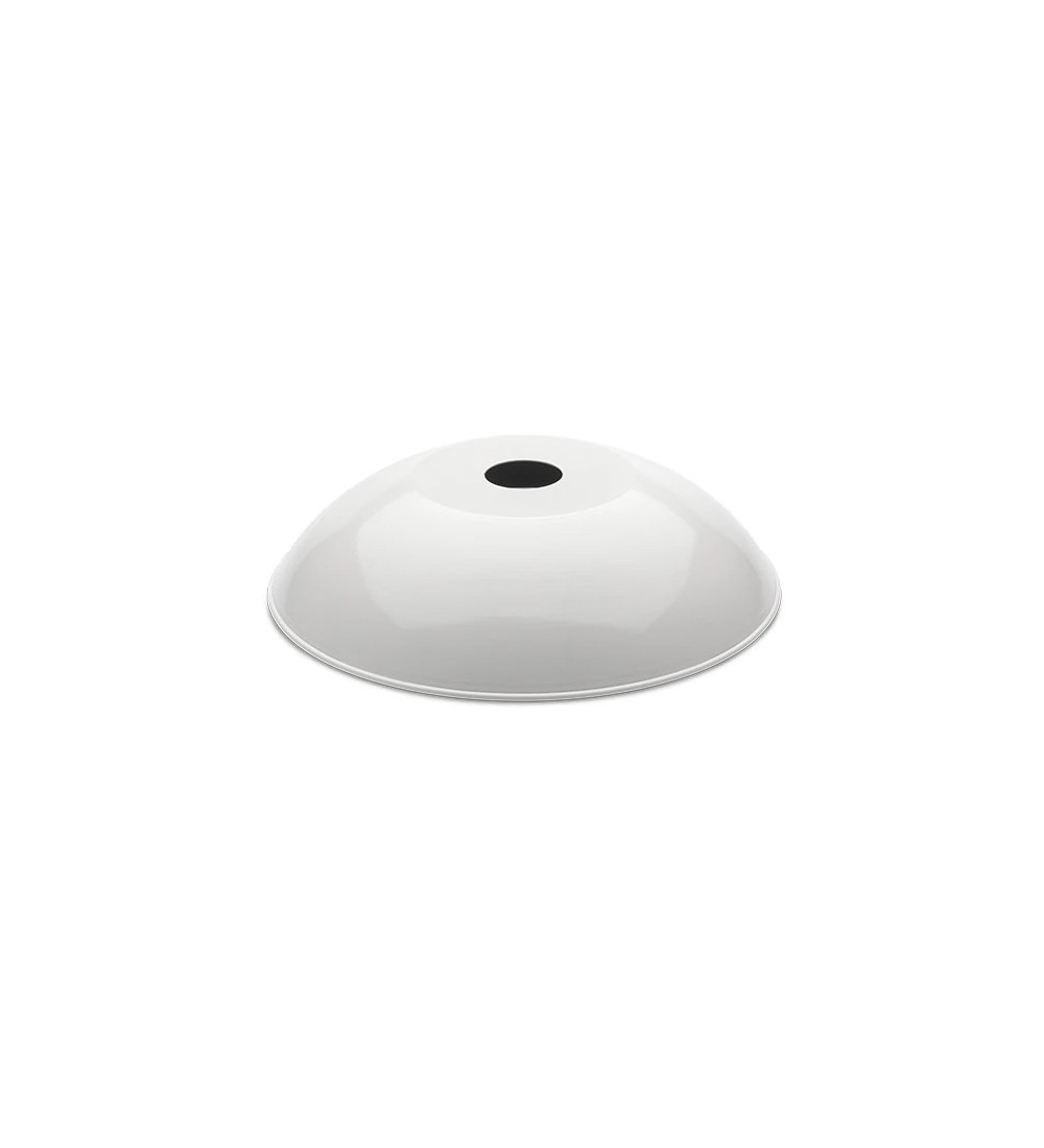 THPG 101251 Klosz MINIMAL z blachy stalowej, zaokrąglony, biały