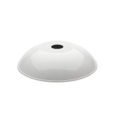 THPG 101251 Klosz MINIMAL z blachy stalowej, zaokrąglony, biały