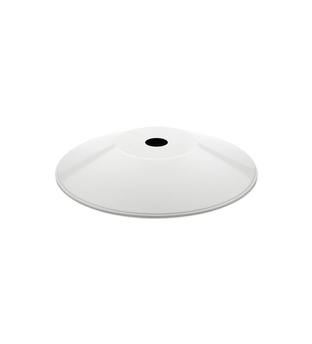 THPG 101255 Klosz MINIMAL z blachy stalowej, płaski, biały