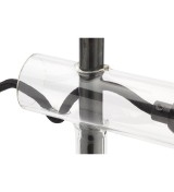 THPG 101871 Lampa wisząca z długim kloszem szklanym, wykończenie skórzane — zdjęcie 7
