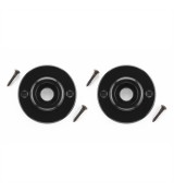 THPG 177420 Rozeta uchwytu okrągła 56 mm Bakelit® czarny (1 para)