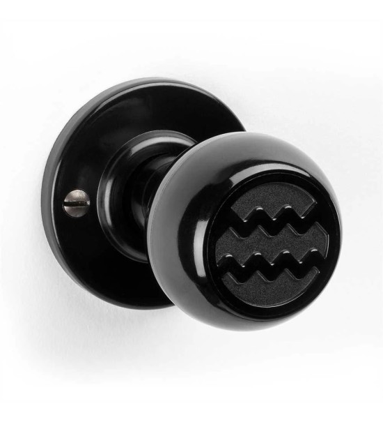 THPG 177420 Rozeta uchwytu okrągła 56 mm Bakelit® czarny (1 para) — zdjęcie 4