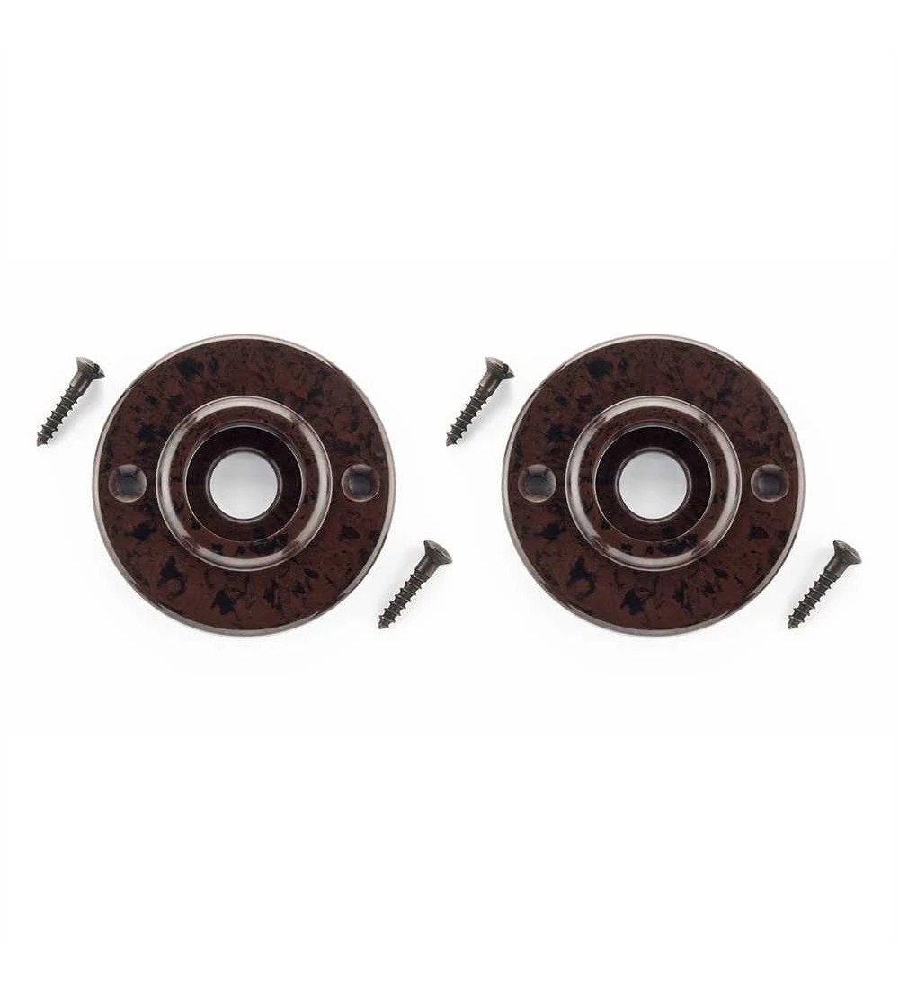 THPG 177421 Rozeta uchwytu okrągła 56 mm Bakelit® czerwonobrązowy (1 para)