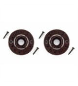 THPG 177421 Rozeta uchwytu okrągła 56 mm Bakelit® czerwonobrązowy (1 para)
