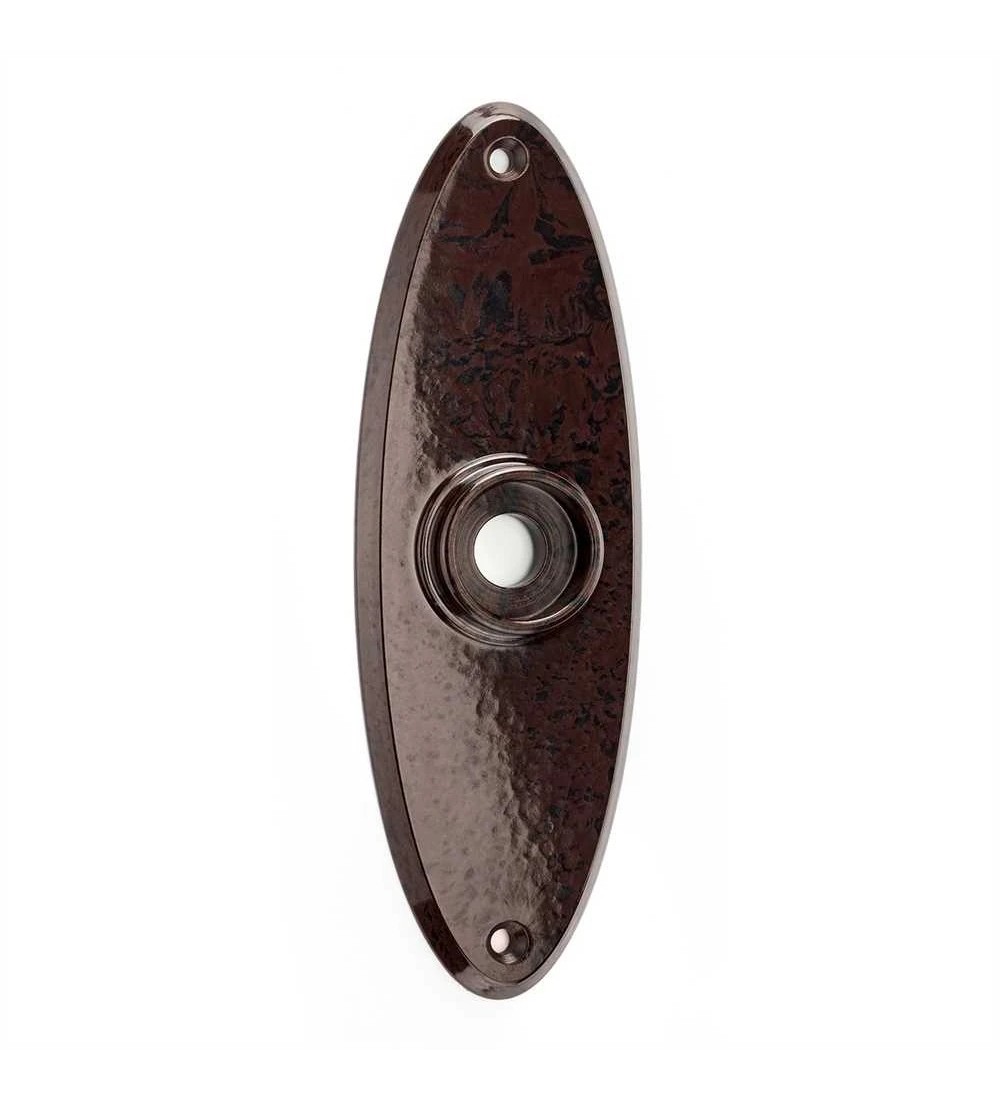 THPG 177425 Szyld drzwiowy owalny 149 mm Bakelit® czerwonobrązowy (1 para) — zdjęcie 2