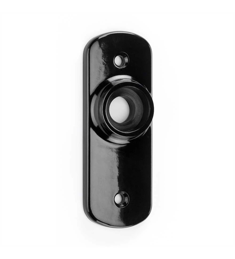 THPG 177428 Szyld drzwiowy 100 mm Bakelit® czarny (1 para) — zdjęcie 2