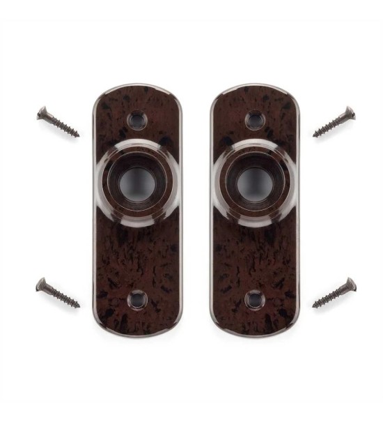 THPG 177429 Szyld drzwiowy 100 mm Bakelit® czerwonobrązowy (1 para)