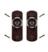 THPG 177429 Szyld drzwiowy 100 mm Bakelit® czerwonobrązowy (1 para)