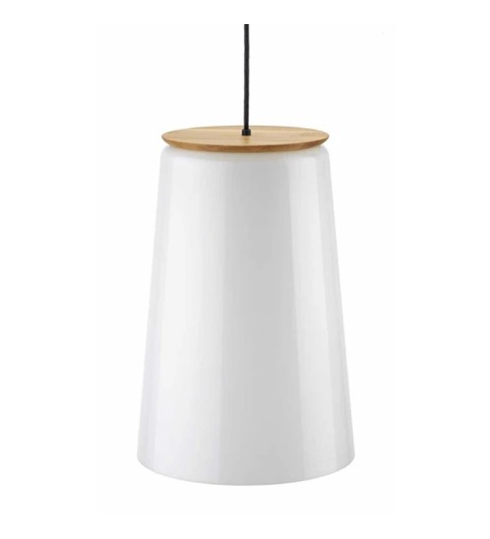 THPG 100892 Lampa wisząca grzybkowa Pilzkopf wiśnia z kablem tekstylnym czarnym