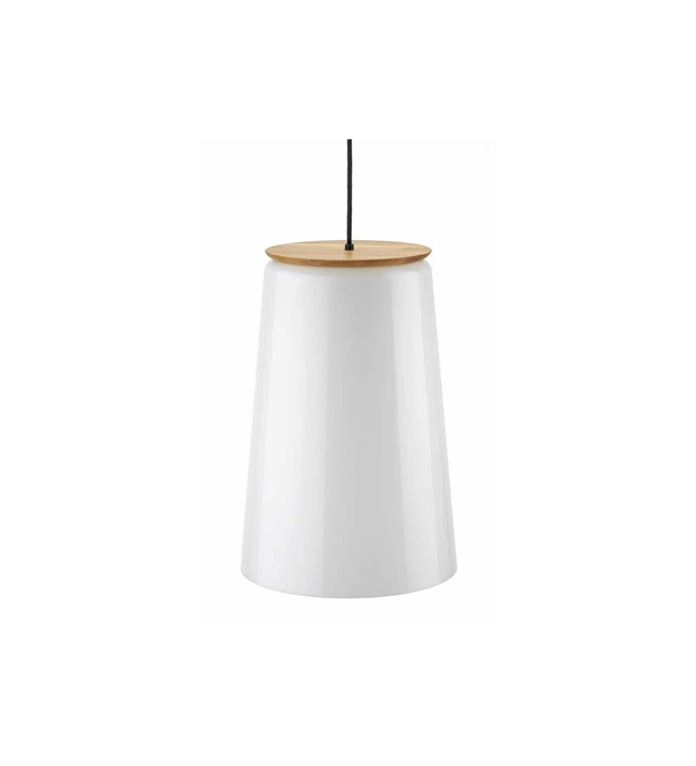 THPG 100892 Lampa wisząca grzybkowa Pilzkopf wiśnia z kablem tekstylnym czarnym