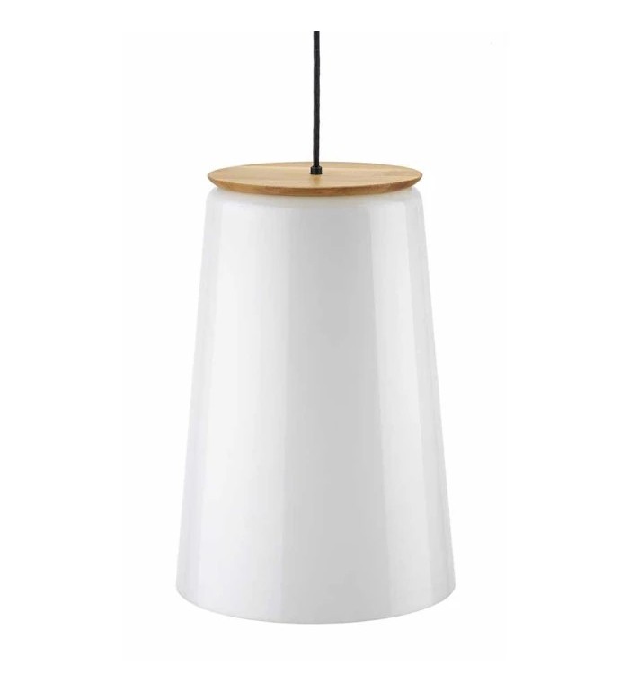 THPG 100892 Lampa wisząca grzybkowa Pilzkopf wiśnia z kablem tekstylnym czarnym