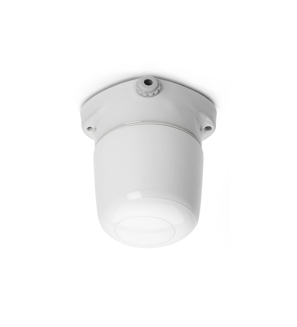 THPG 101272 LISILUX lampa sufitowa fi 95 biały, szkło opalizowane