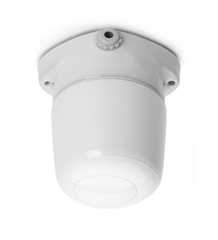 THPG 101272 LISILUX lampa sufitowa fi 95 biały, szkło opalizowane