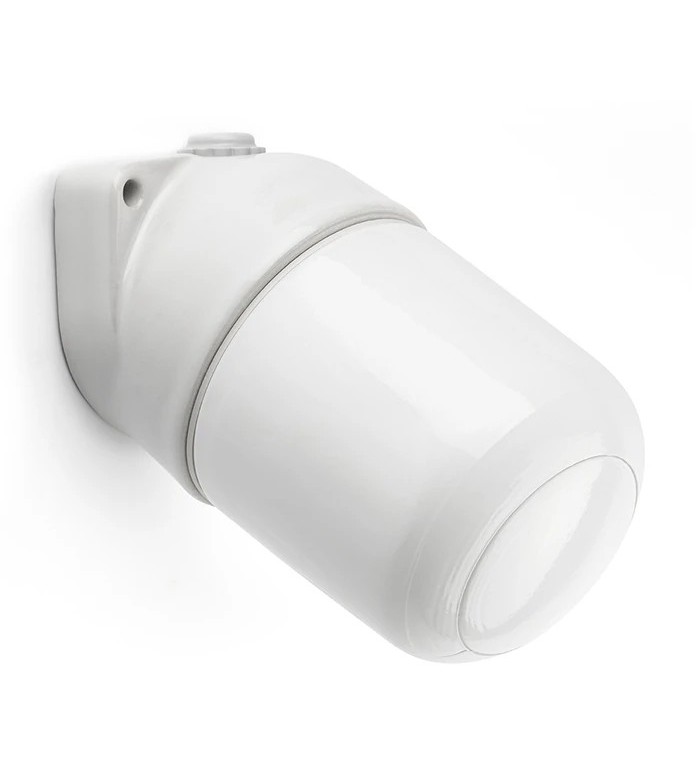 THPG 101275 Lampa ścienna do sauny LISILUX biała S, opalizowana