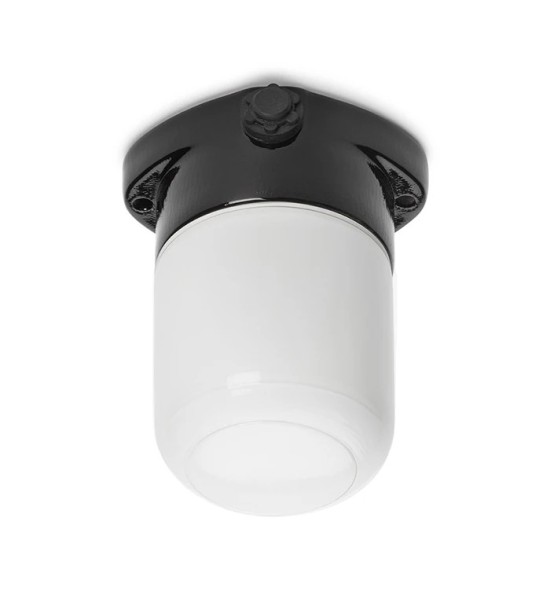 THPG 101322 Lampa sufitowa LISILUX czarna S, opalizowana