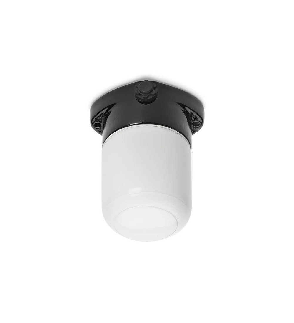 THPG 101322 Lampa sufitowa LISILUX czarna S, opalizowana
