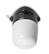 THPG 101326 LISILUX lampa sufitowa fi 95 czarny, szkło opalizujące — zdjęcie 2