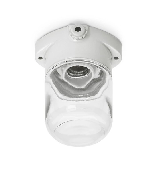 THPG 139629 Lampa sufitowa LISILUX biała S, klosz przezroczysty