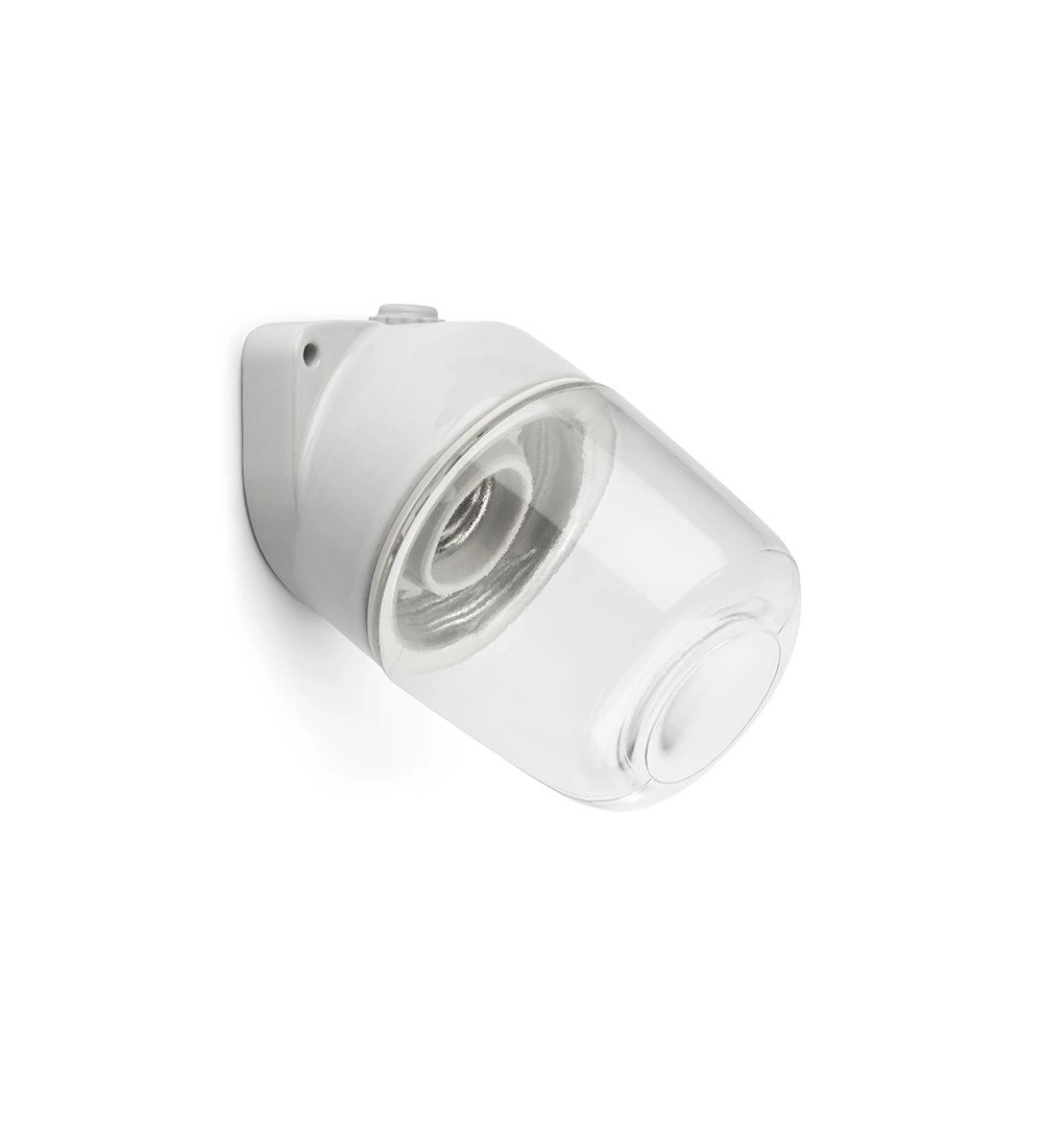 THPG 139630 Lampa ścienna LISILUX biała M, klosz przezroczysty