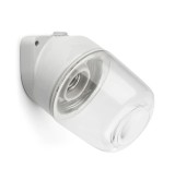 THPG 139630 Lampa ścienna LISILUX biała M, klosz przezroczysty