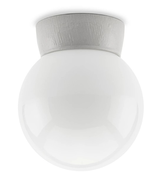 THPG 177030 Lampa sufitowa z białej porcelany M, kula opalowa