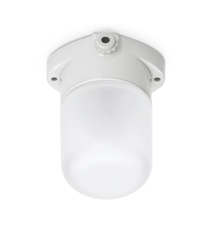 THPG 177050 Lampa sufitowa LISILUX biała S, klosz matowy (trawiony)