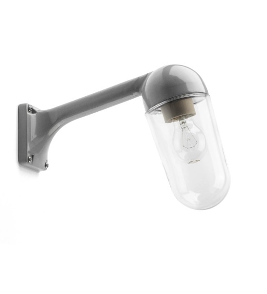THPG 191109 Klosz cylindryczny przezroczysty do lampy zewnętrznej z odlewu aluminiowego