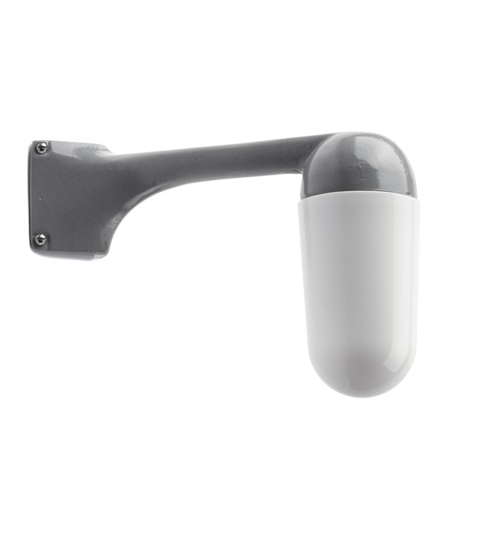 THPG 191110 Klosz cylindryczny opalowy do lampy zewnętrznej z odlewu aluminiowego