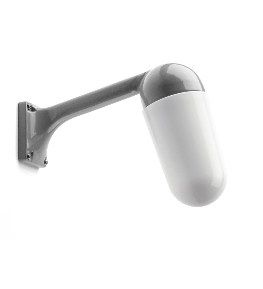 THPG 191110 Klosz cylindryczny opalowy do lampy zewnętrznej z odlewu aluminiowego