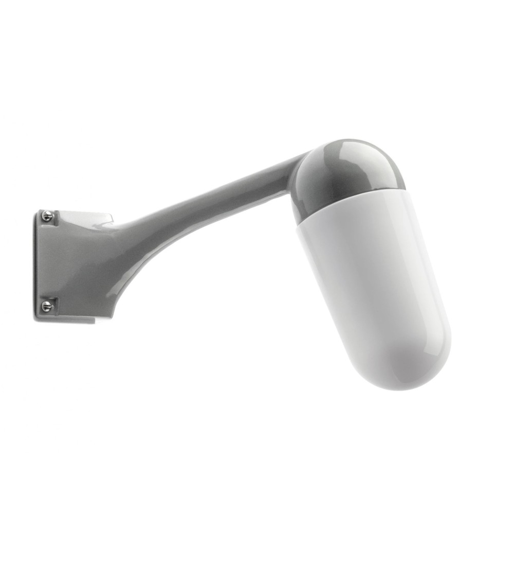 THPG 191110 Klosz cylindryczny opalowy do lampy zewnętrznej z odlewu aluminiowego