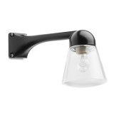 THPG 191113 Klosz stożkowy przezroczysty do lampy zewnętrznej z odlewu aluminiowego