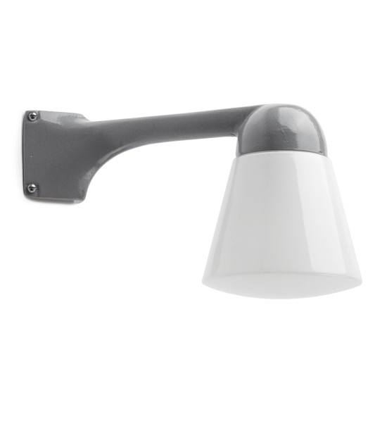 THPG 191114 Klosz stożkowy opalowy do lampy zewnętrznej z odlewu aluminiowego