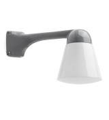 THPG 191114 Klosz stożkowy opalowy do lampy zewnętrznej z odlewu aluminiowego
