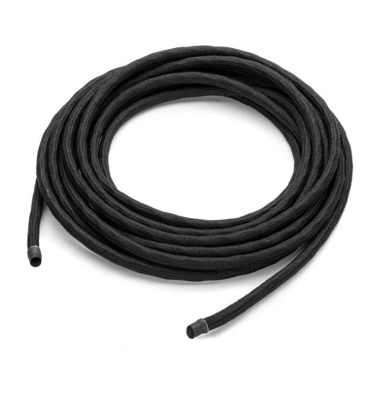 THPG 101141 Kabel w oplocie tekstylnym 3 x 0,75, trójżyłowy, z elementem nośnym - czarny