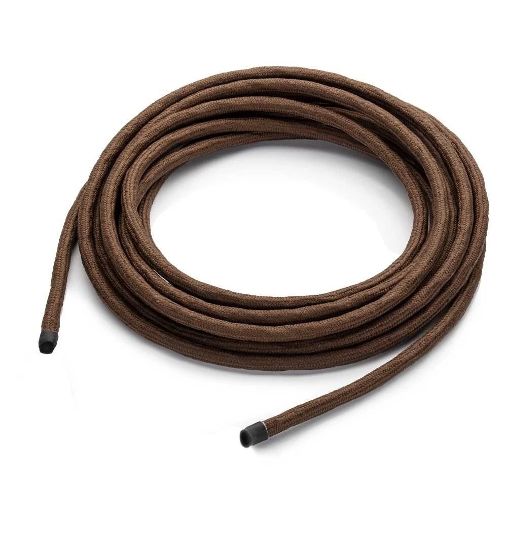 THPG 101141 Kabel w oplocie tekstylnym 3 x 0,75, trójżyłowy, z elementem nośnym - brązowy