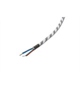 THPG 900534 Kabel w oplocie tekstylnym, wybrany kolor - biało-czarny