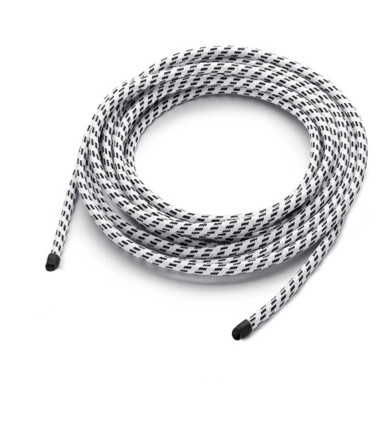 THPG 900534 Kabel w oplocie tekstylnym, wybrany kolor - biało-czarny — zdjęcie 2