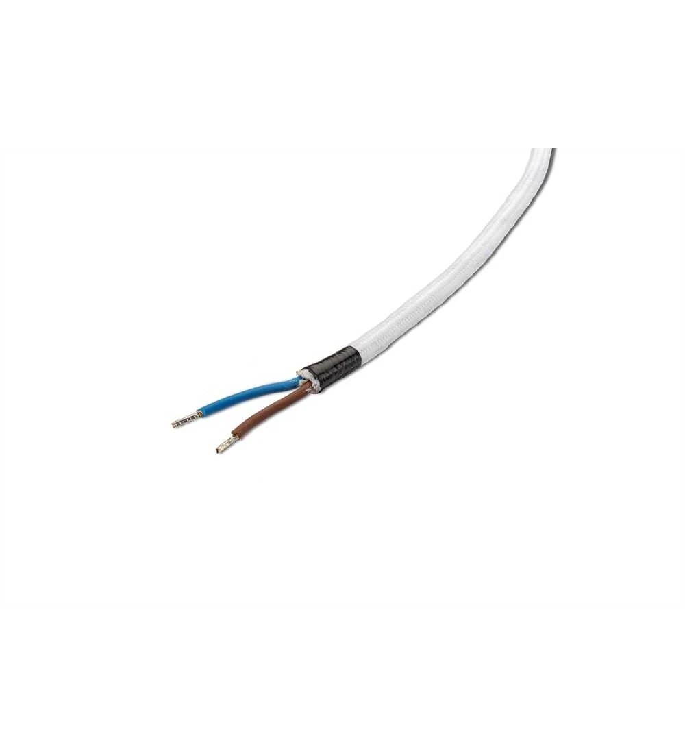 THPG 900534 Kabel w oplocie tekstylnym, wybrany kolor - biały