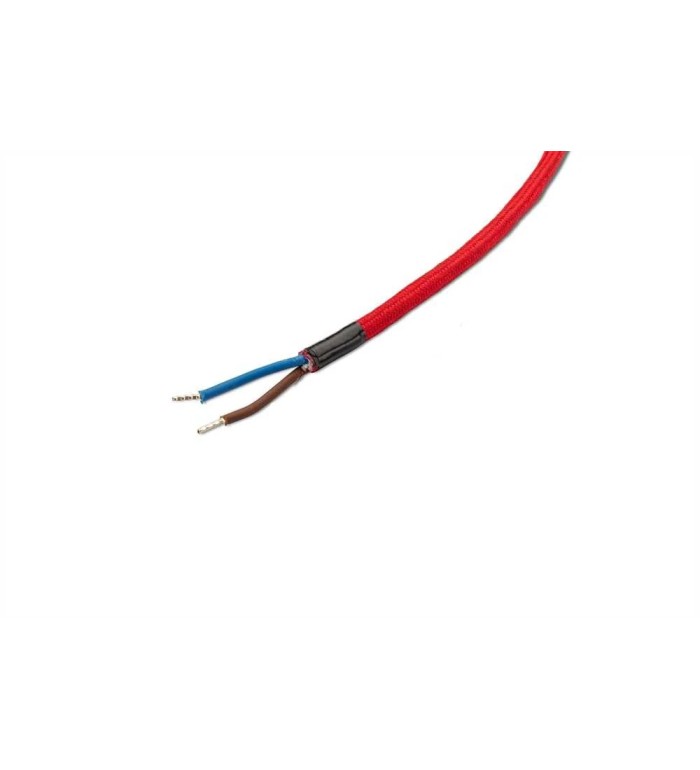 THPG 900534 Kabel w oplocie tekstylnym, wybrany kolor - czerwony