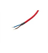 THPG 900534 Kabel w oplocie tekstylnym, wybrany kolor - czerwony